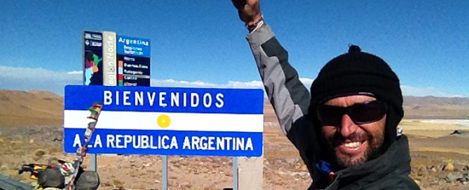 Pablo Garcia entrando a Argentina